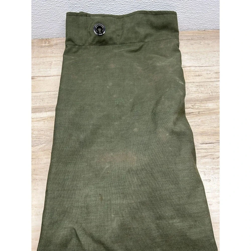 Genuine US Military Duffle Bag Army Soldier Surplus Green Cnvas Top Load Bag